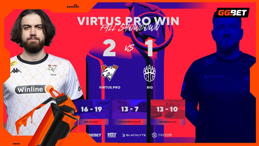 Virtus.pro cause BIG upset at BLAST Premier Fall Showdown
