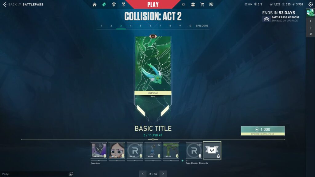 The Basic Title (Free) in the VALORANT Episode 9 Act 2 Battle Pass.