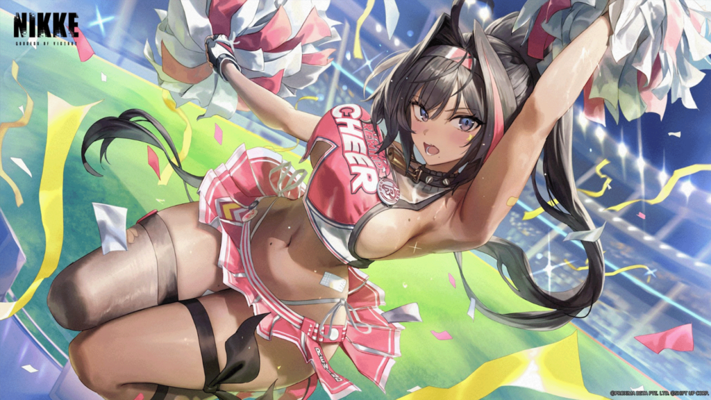 NIKKE Bay as a cheerleader wallpaper
