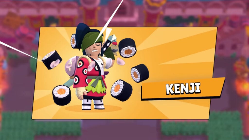 It’s a new character in Brawl Stars, Kenju, a warrior sushi chef