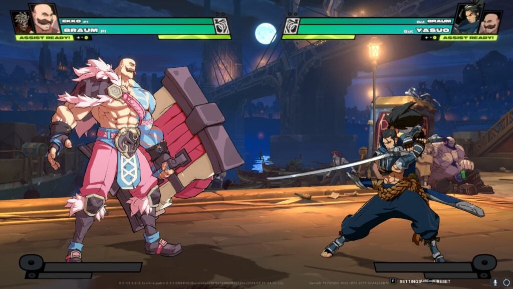 Fighters fight on Bridge of Progress.