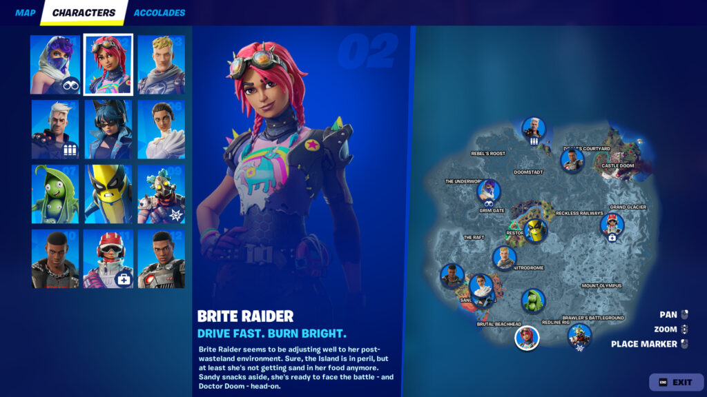 Brite Raider, an NPC in Fortnite Chapter 5 Season 4.