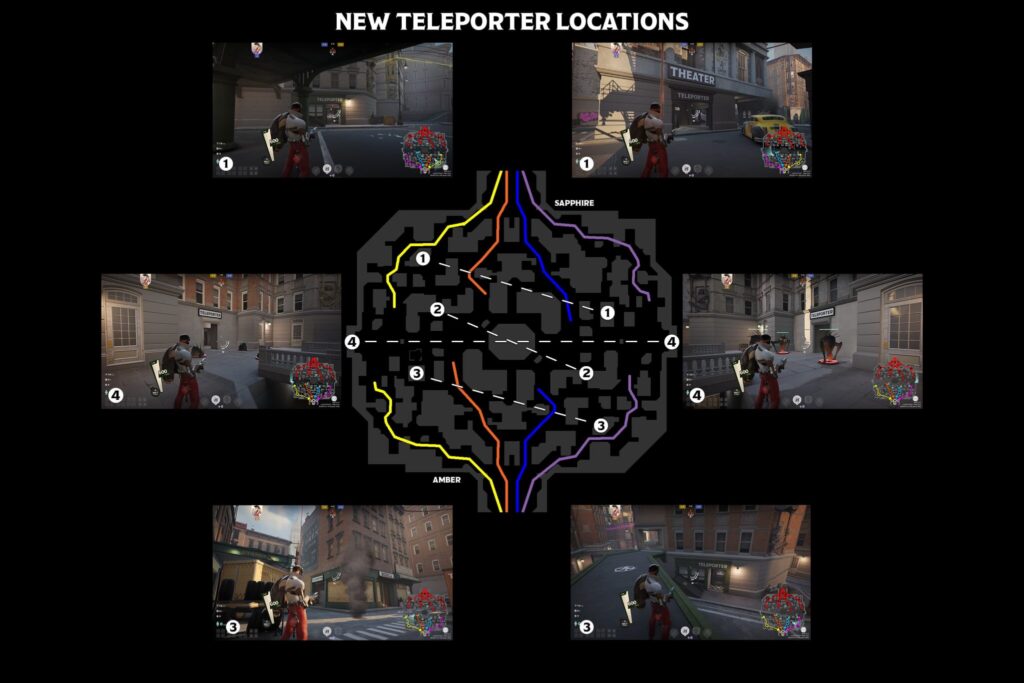 New teleporter locations after the August 29 patch notes in Deadlock.