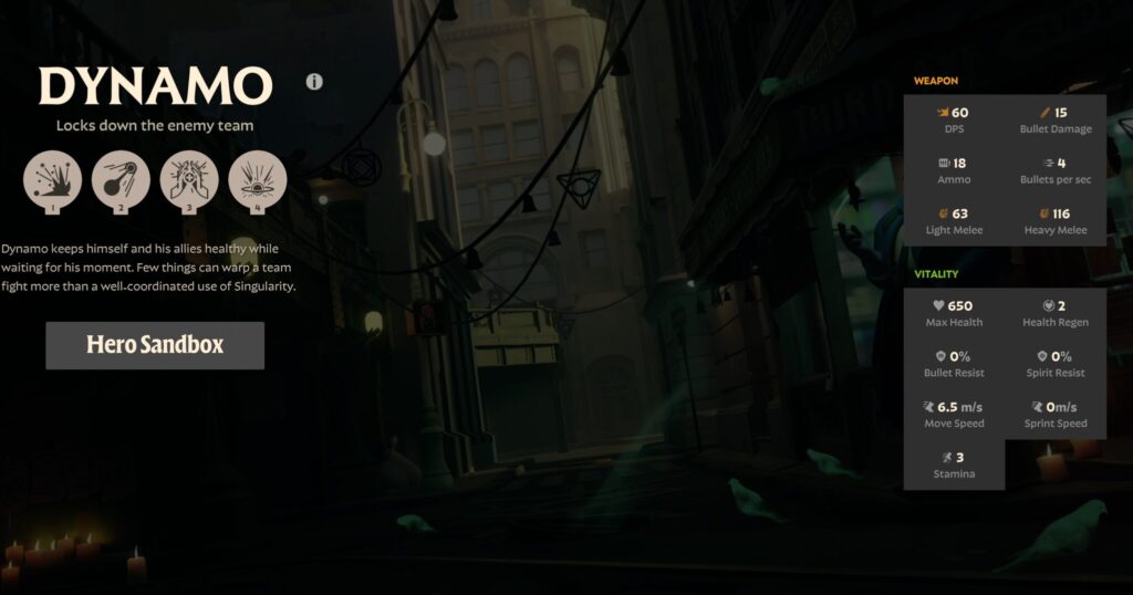 Dynamo Hero in Deadlock