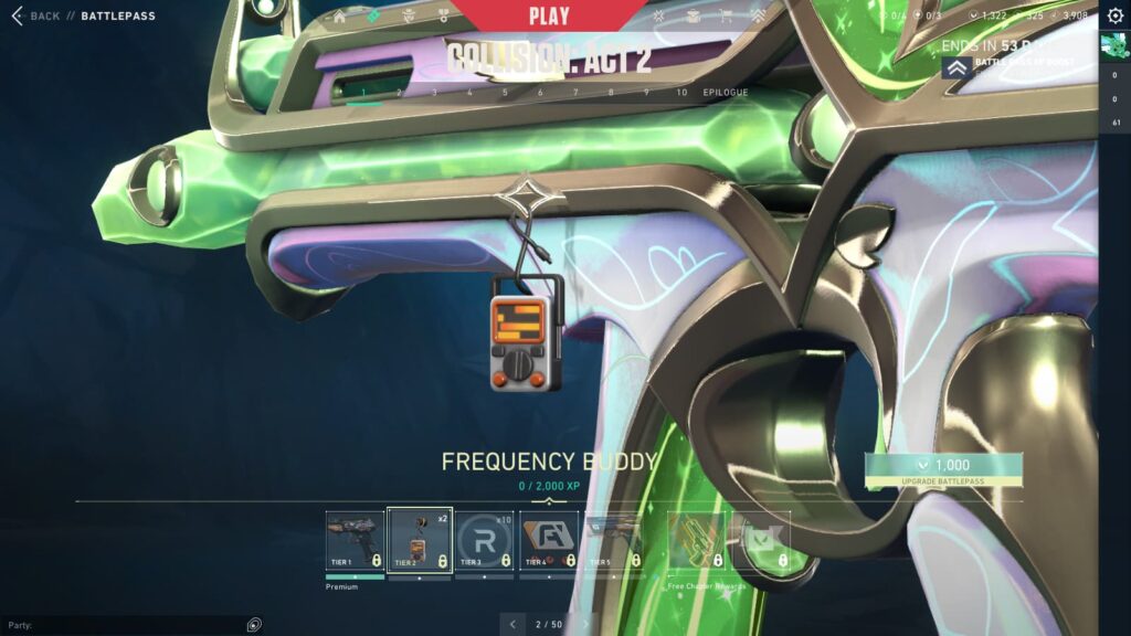 The Frequency Buddy in the VALORANT Episode 9 Act 2 Battle Pass.