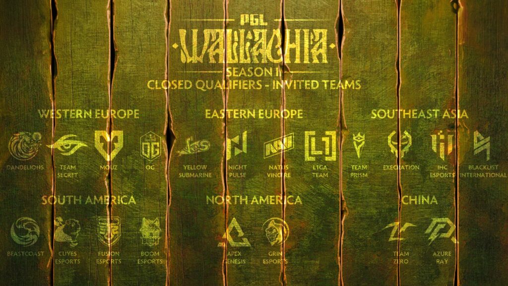 PGL Wallachia S2 invited teams (Closed Qualifiers) 
