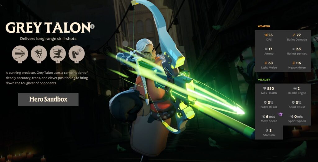 Grey Talon Hero in Deadlock