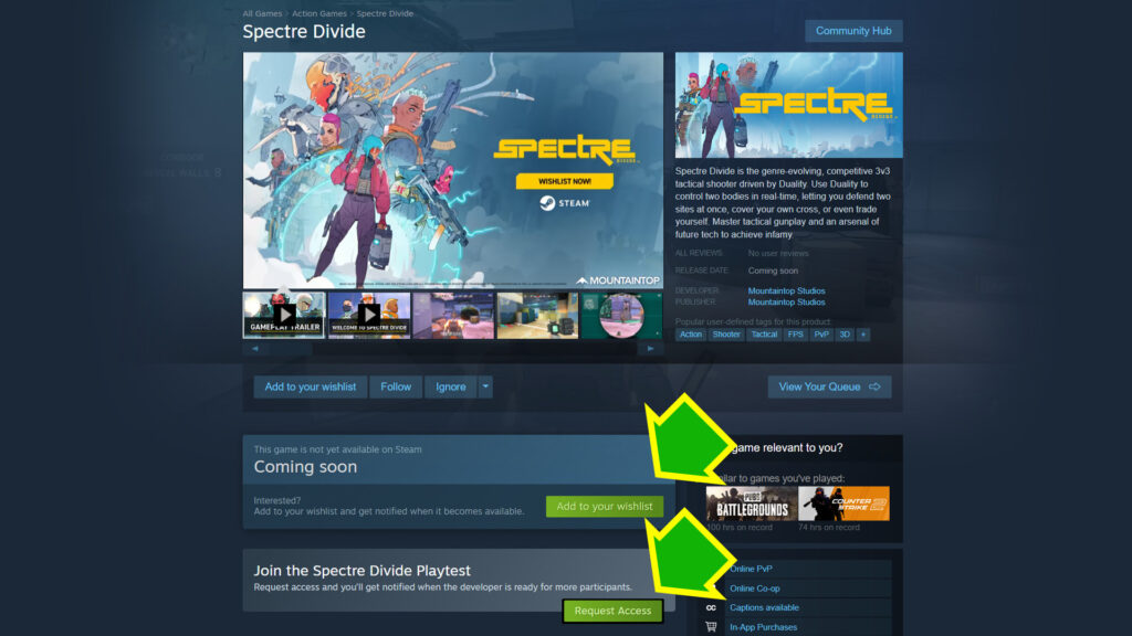 Steps to follow to get into Spectre Divide's Stress Test