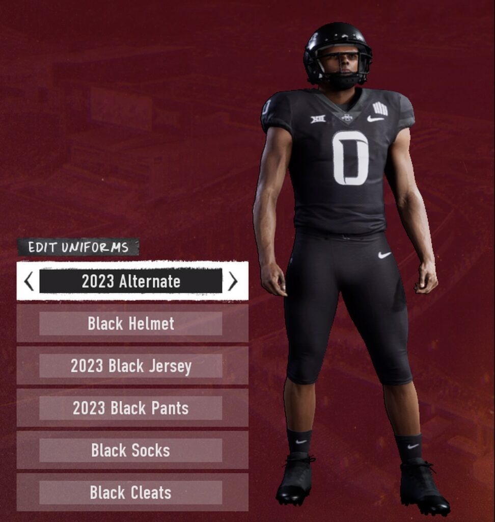 Iowa State Cyclones 2023 Alternate Uniform in College Football 25.