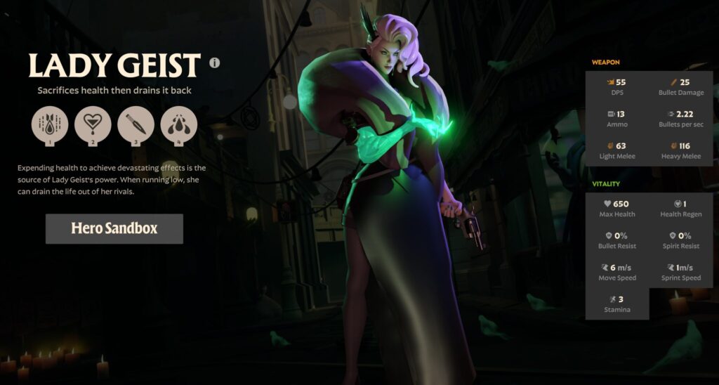 Lady Geist in Deadlock