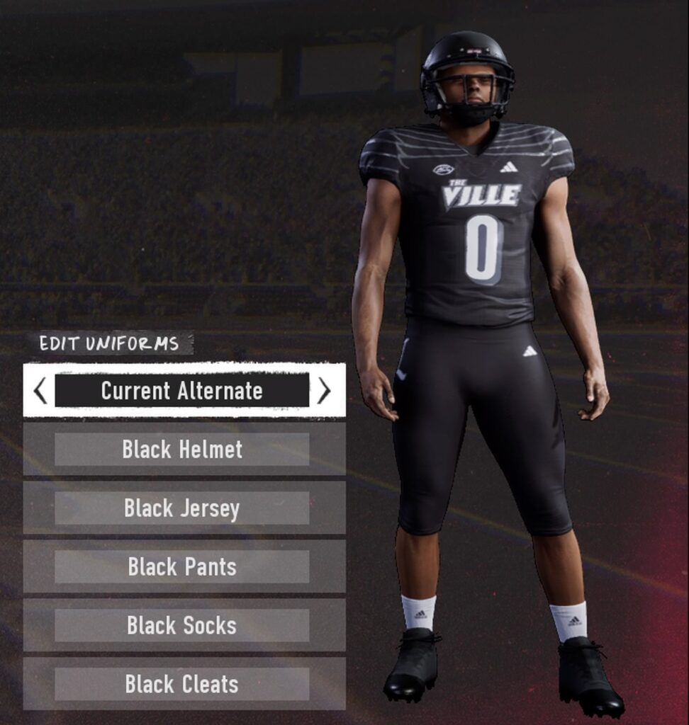 Louisville Cardinals Current alternate