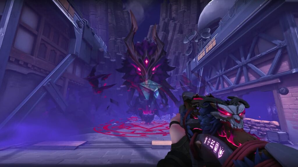 The Finisher effect of the Nocturnum VALORANT bundle.