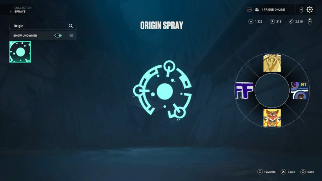 The Origin Spray.