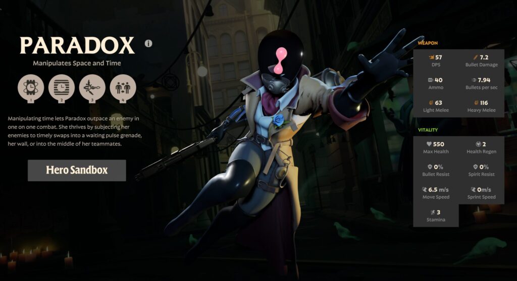 Paradox Hero in Deadlock