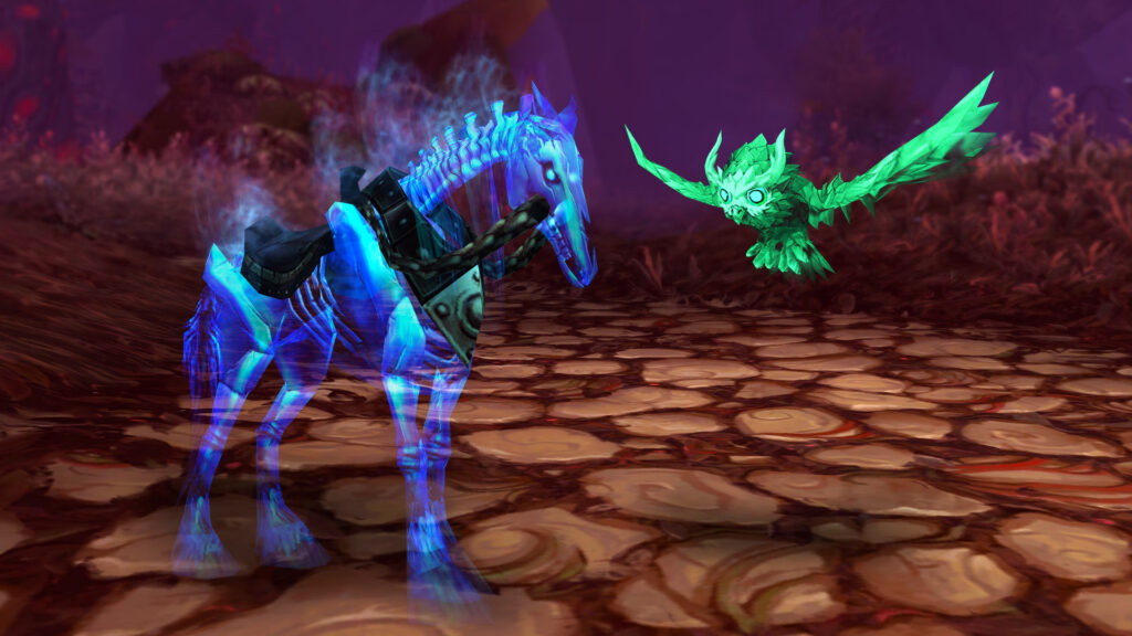 Players get free Ghastly Charger through WoW The War Within Twitch drops