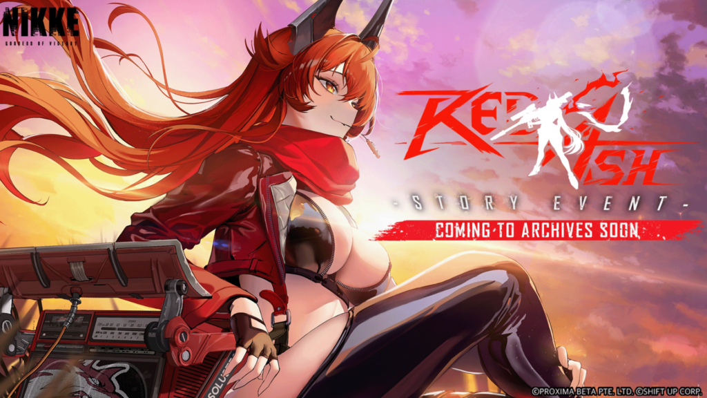 NIKKE Wallpaper of Red Hood from Goddess of Victory: NIKKE