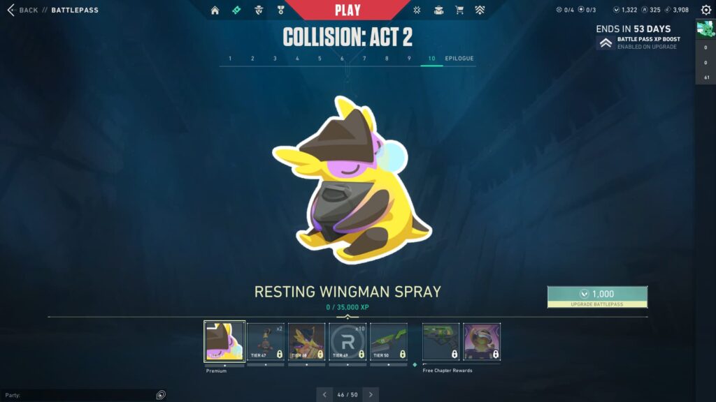 Resting Wingman Spray