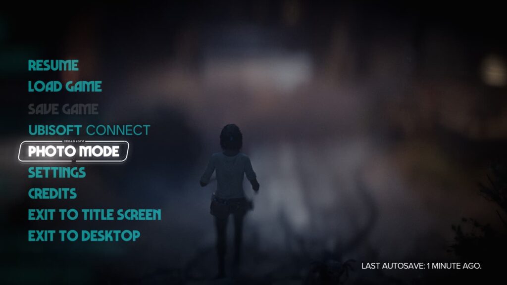 The Photo Mode setting option in Star Wars Outlaws.