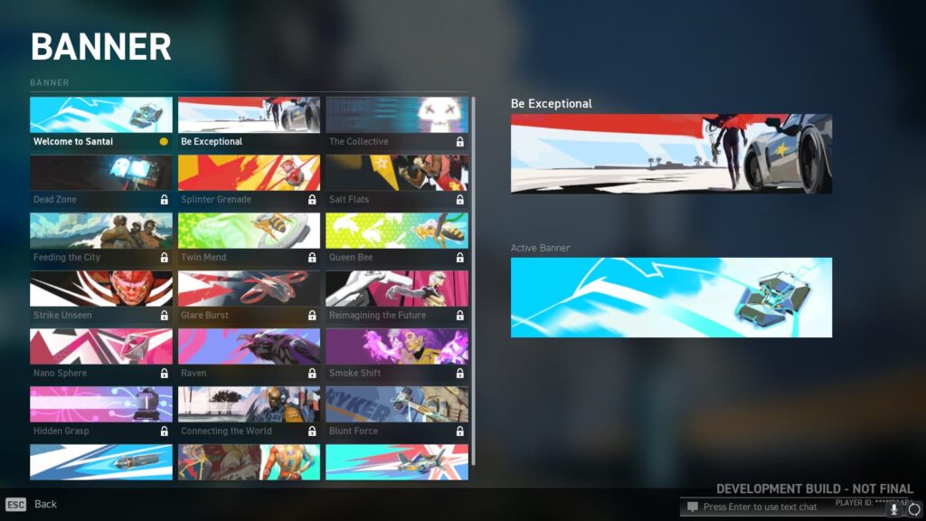 The banners in Spectre Divide.