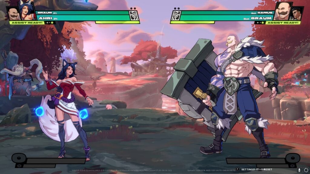 Fighters fight on Spirit Hills.