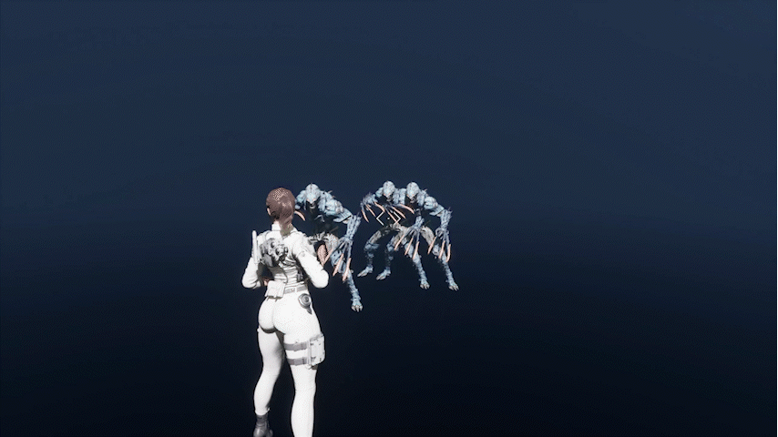 Hailey Scott uses her Storm Snare ability in The First Descendant.