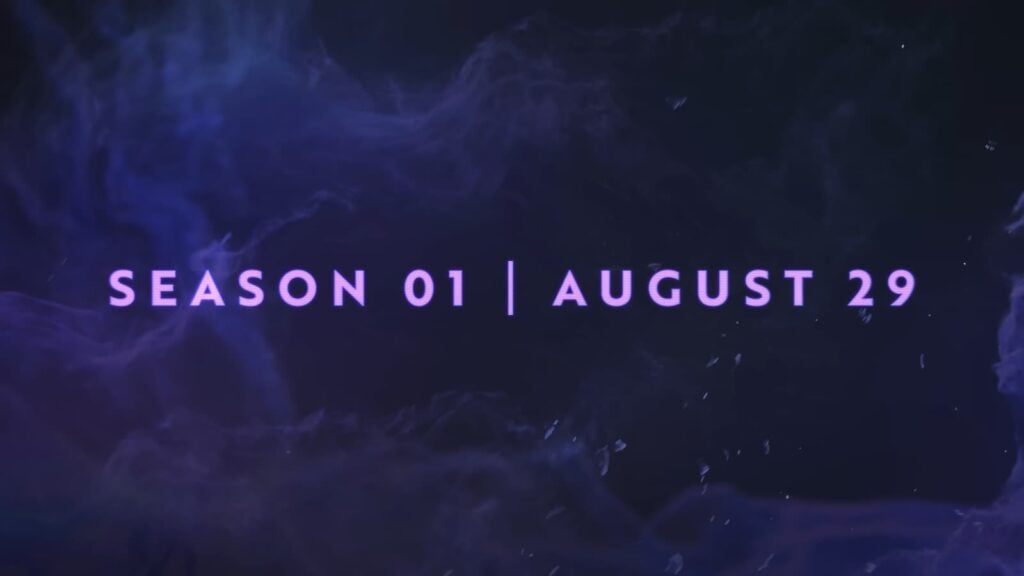 The graphic showing Season 1 of The First Descendant starting on August 29.