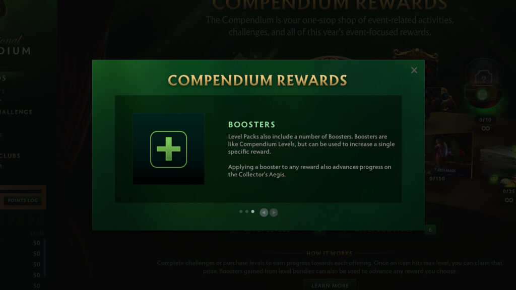 Ti 2024 Rewards boosters: You can use them to level up one reward progress bar, the others will stay the same