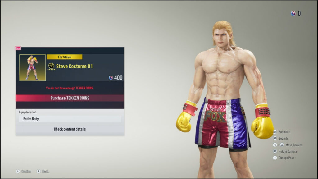 The TEKKEN 8 character Steve has got his classic costume with Patch 1.06.02 — a screenshot for the game store