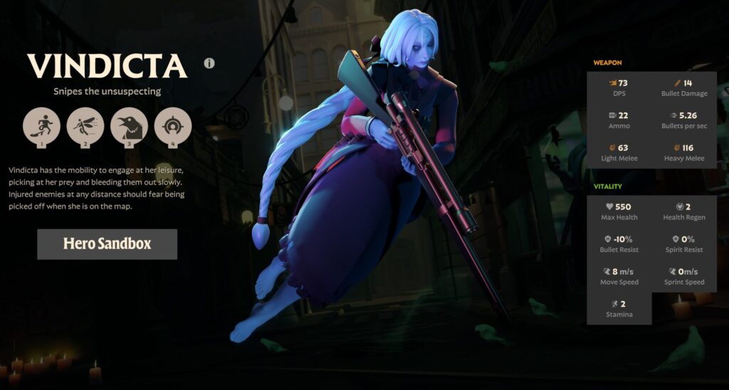 Vindicta Hero in Deadlock