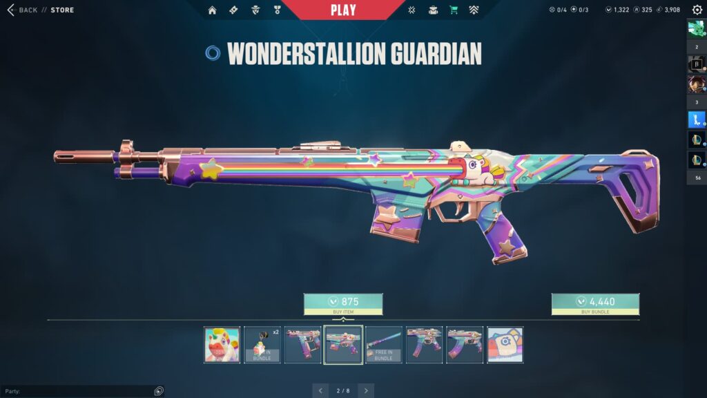 The Guardian from the VALORANT Wonderstallion Bundle.