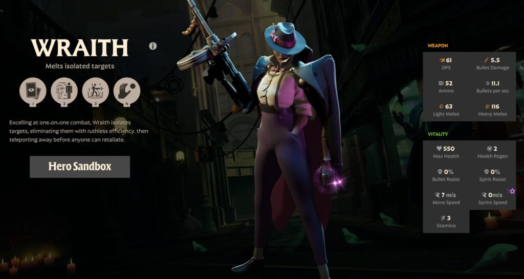 Wraith Hero in Deadlock