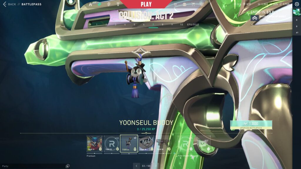 The Yoonseul Buddy in the VALORANT Episode 9 Act 2 Battle Pass.