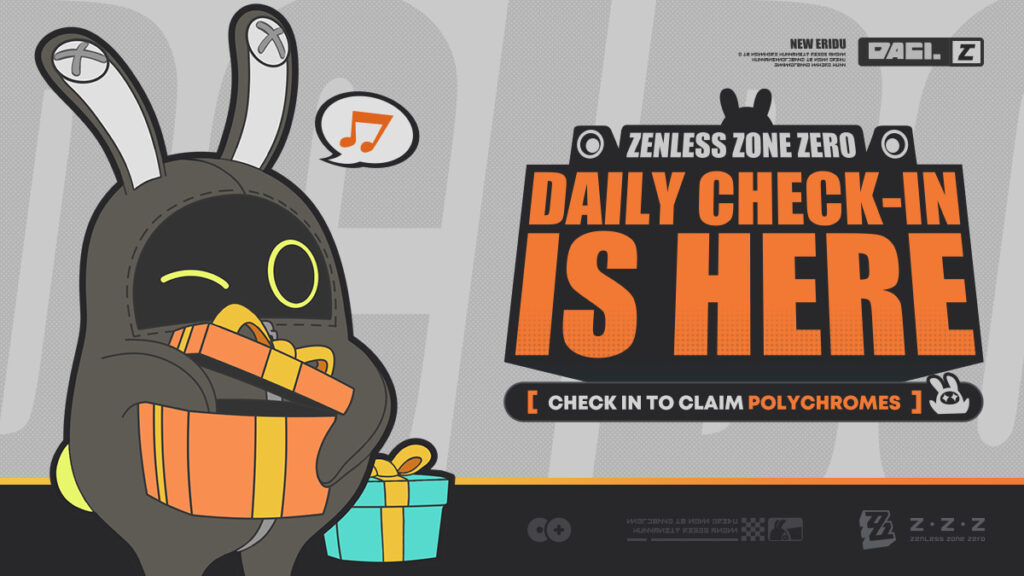 Zenless Zone Zero daily check-in event