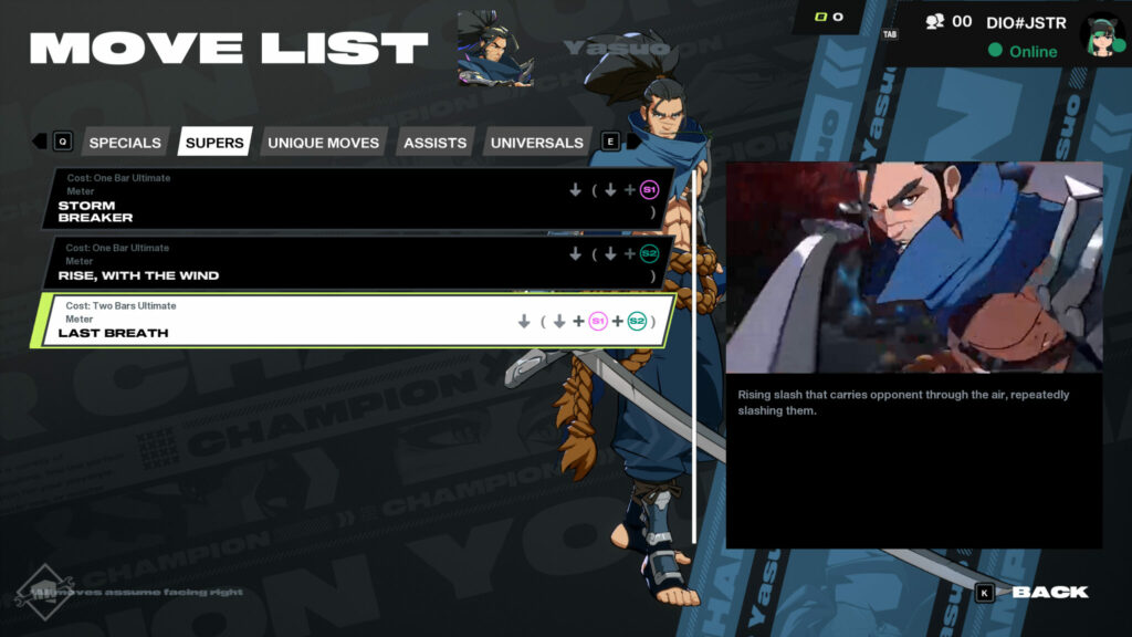 Yasuo's supers in 2XKO