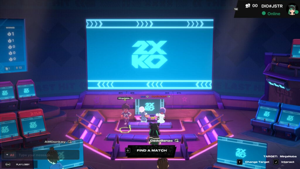 2XKO lobby screenshot 