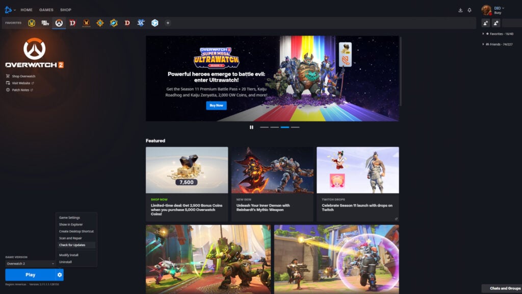 Overwatch 2 stuck on entering game