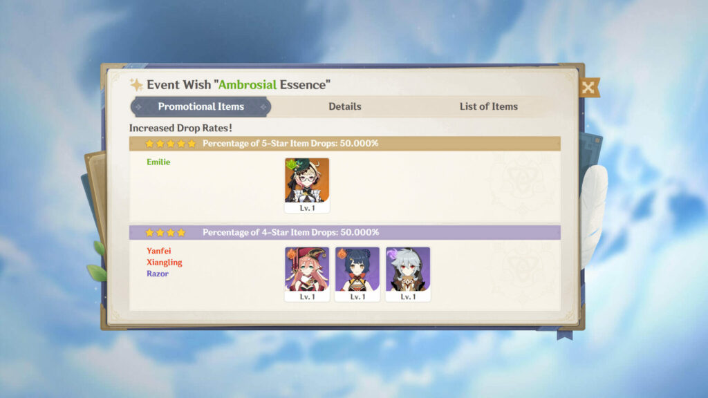 5-star Genshin Impact characters