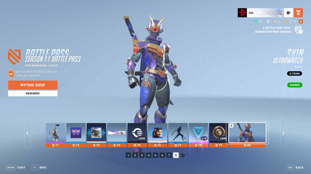 Ultrawatch Genji skin 