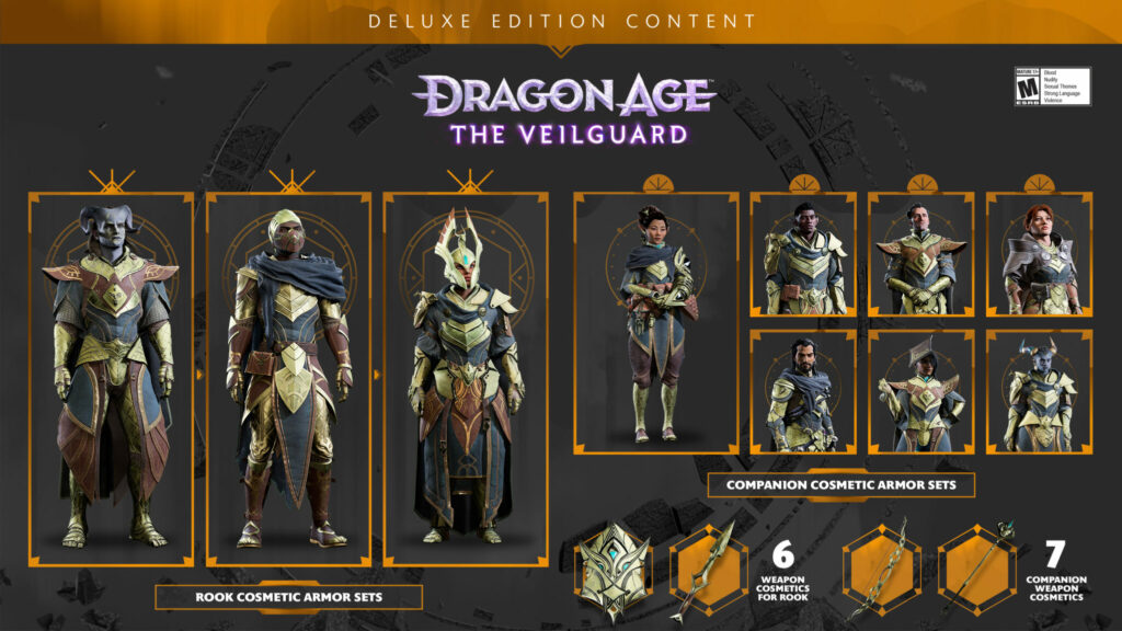 Dragon Age The Veilguard Deluxe Edition bonuses