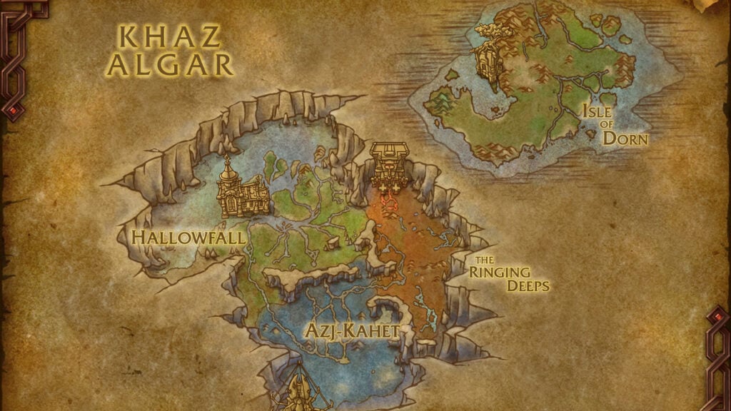 Khaz Alga map