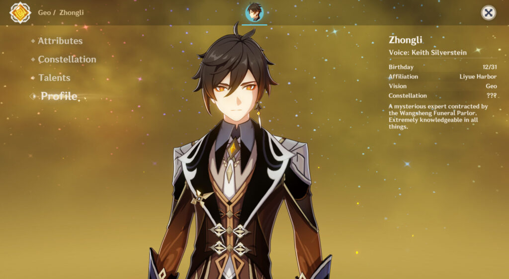 genshin impact Zhongli birthday