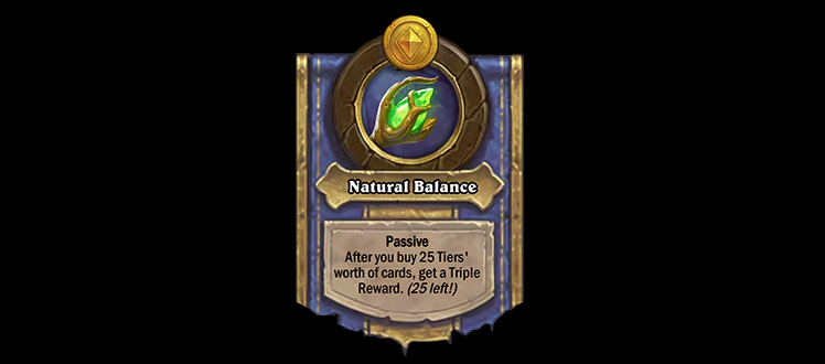 Natural Balance in Hearthstone Battlegrounds