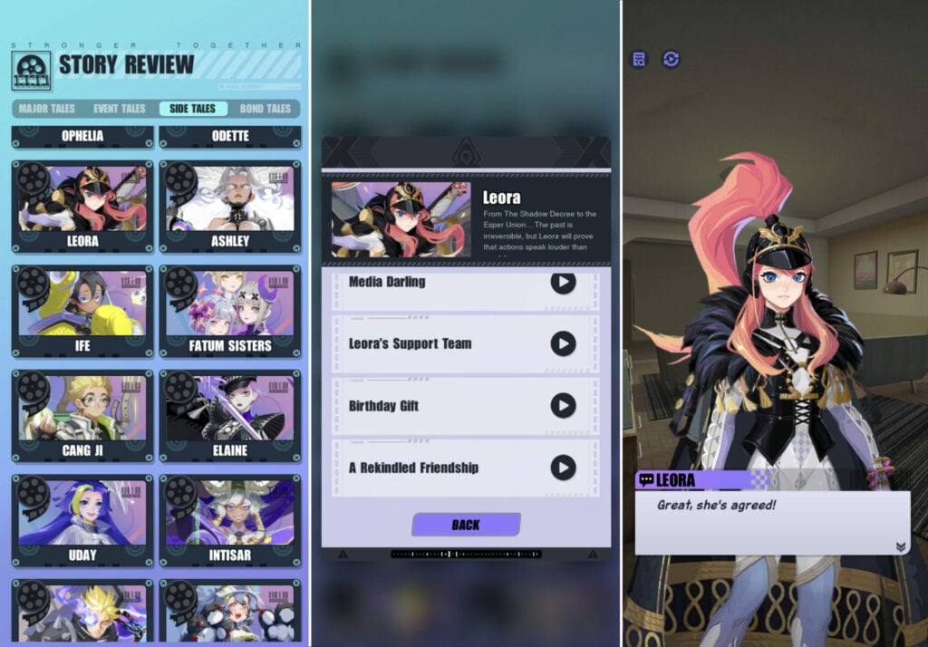 Dislyte's Leora lore and story review