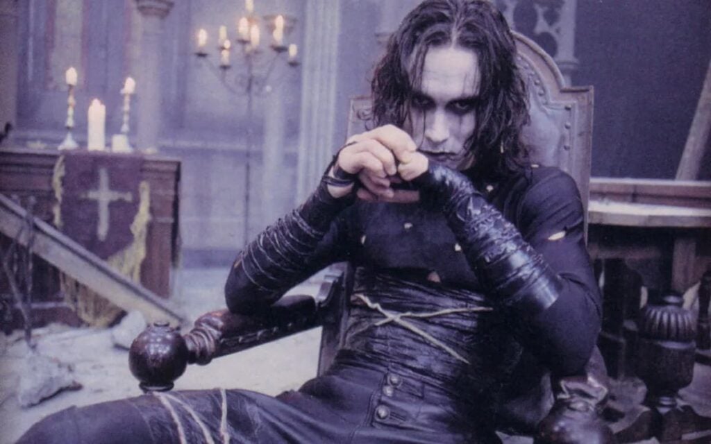 Brandon Lee as The Crow.