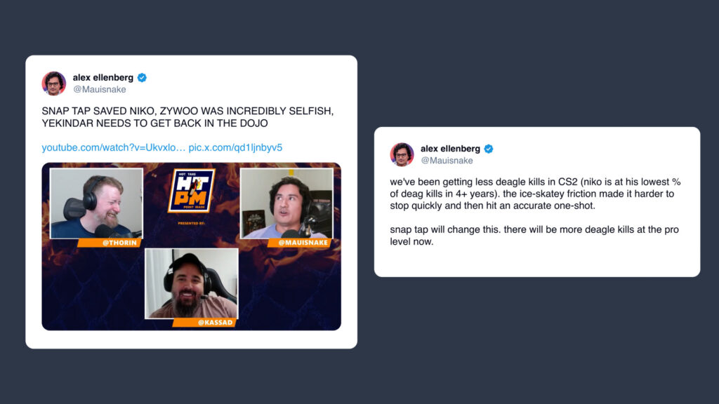 will NiKo regress to the mean with Valve snap tap ban