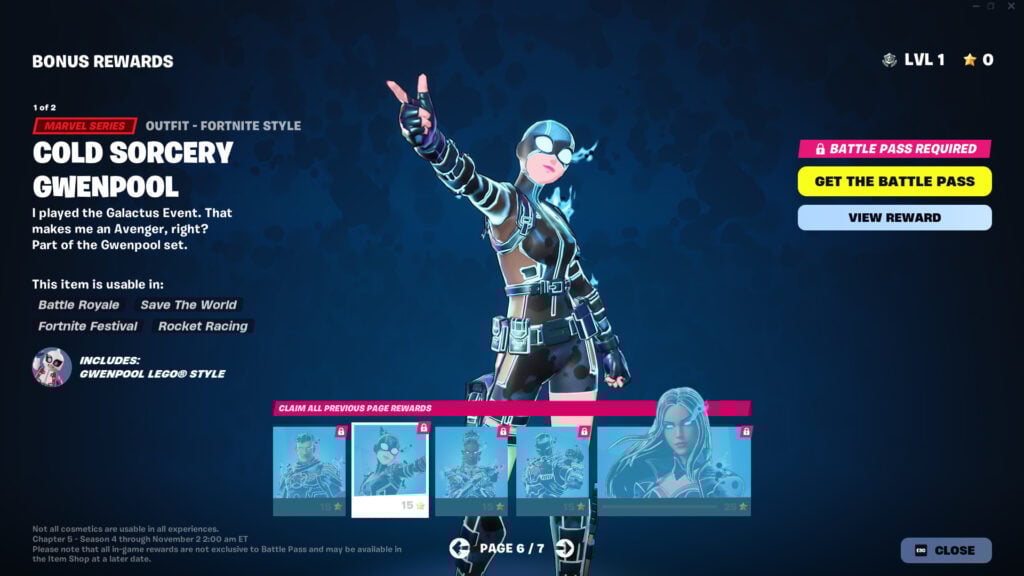 Super Styles available in Fortnite v31.10 (2/3)