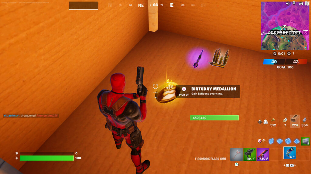 Fortnite Birthday Medallion 2