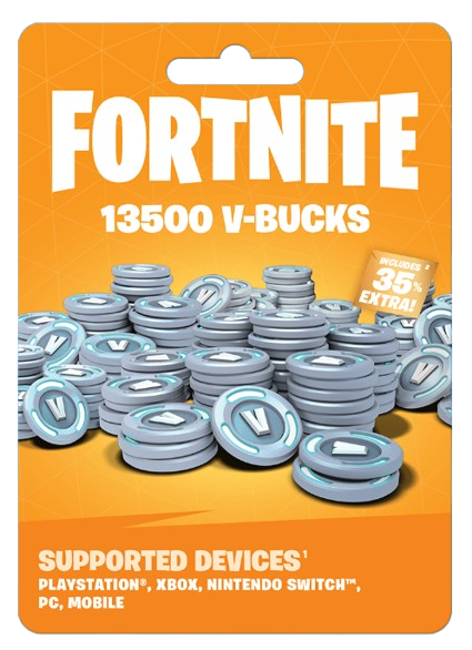 Fortnite V-Bucks card