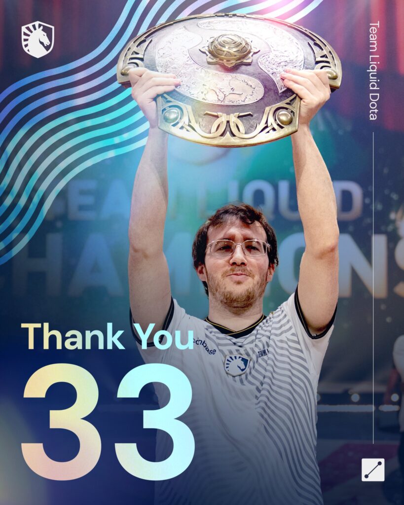 Team Liquid parts ways with 33