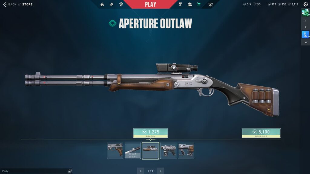 VALORANT Aperture Outlaw.